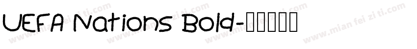 UEFA Nations Bold字体转换